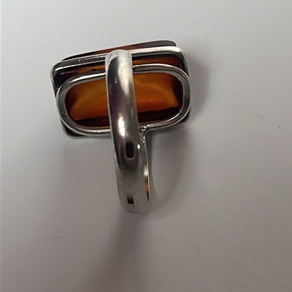 Stunning vintage amber ring - Picture 3 of 9